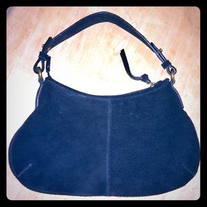 Black Suede Purse